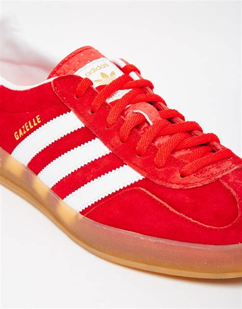 adidas gazelle red indoor|adidas gazelle indoor asos.